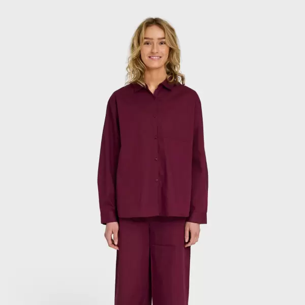 Bongusta - Sahej Langærmet Skjorte, Wine