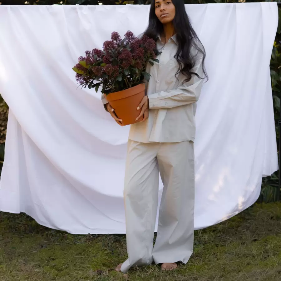 Bongusta - Sahej Langærmet Skjorte, Grey