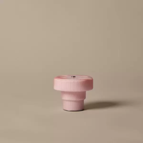 Ferm Living - Ripple Transportabel Lampe, Soft Rose