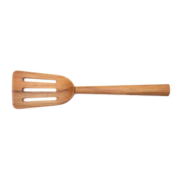 Kampmann - Spatel med huller Bred, Teak L:31 Kampmann - Spatel med huller Bred, Teak L:31