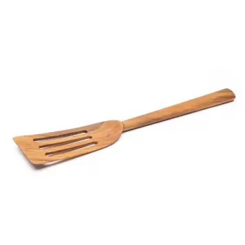 Kampmann - Spatel med huller Smal, Teak L:31