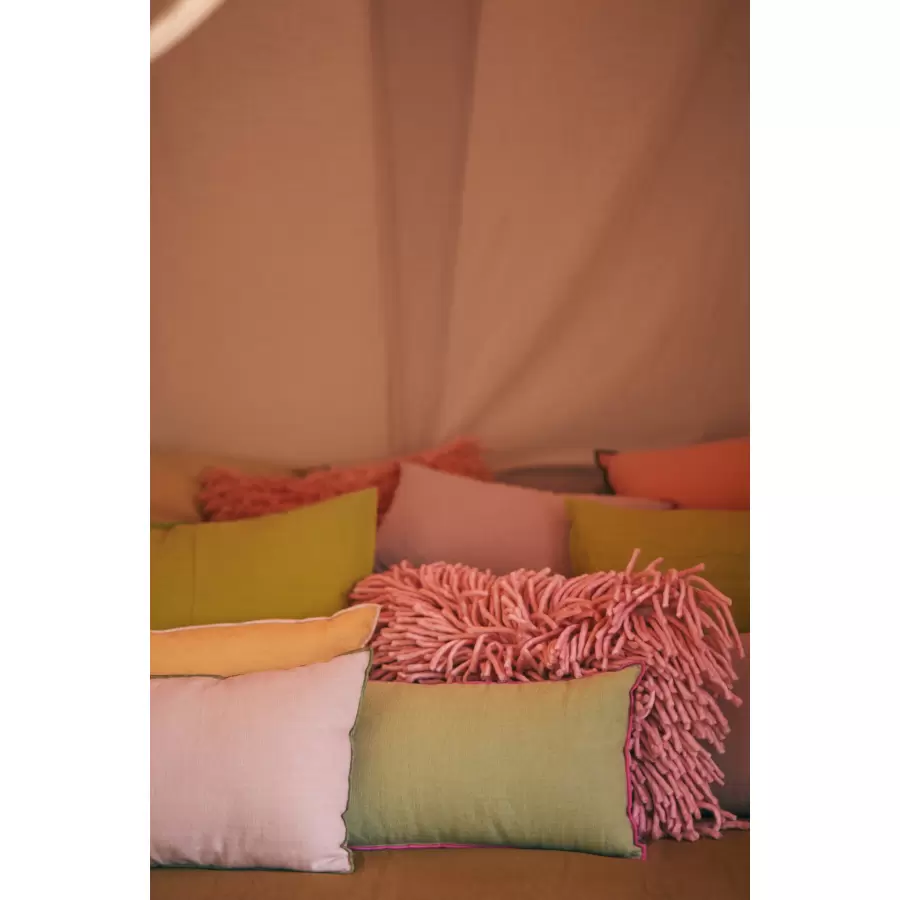 HK living - Pude Uld Rugged, Pink 45*70