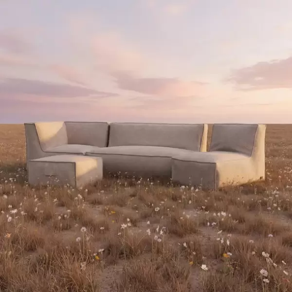 Trois Pommes Home - The Lounge Set, 4 dele - Prisvinder!