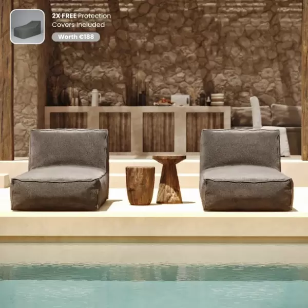 Trois Pommes Home - The Sunbed Set, 2 dele