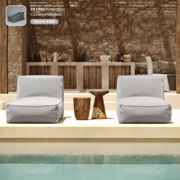 Trois Pommes Home - The Sunbed Set, 2 dele