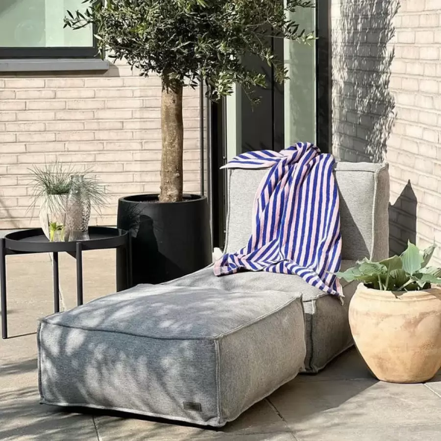 Trois Pommes Home - The Sun Spot, lounge stol og lounge puf i sæt