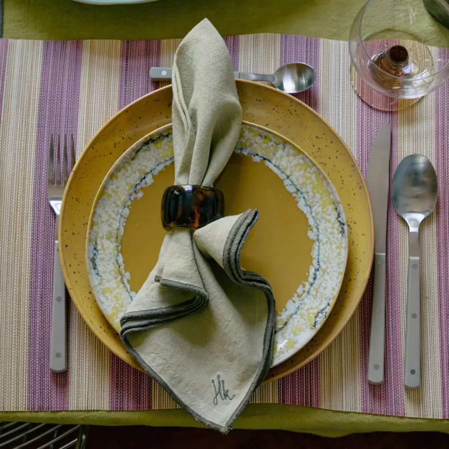 HK living - 4 Servietringe Sunrise