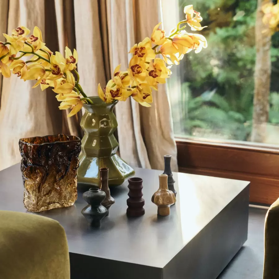 HK living - 70'er Ceramics 5 Små Vaser, Palette