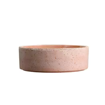 Bergs Potter - Ø:18 Underskål The Hoff, Uglaseret Rosa Bergs Potter - Ø:18 Underskål The Hoff, Uglaseret Rosa
