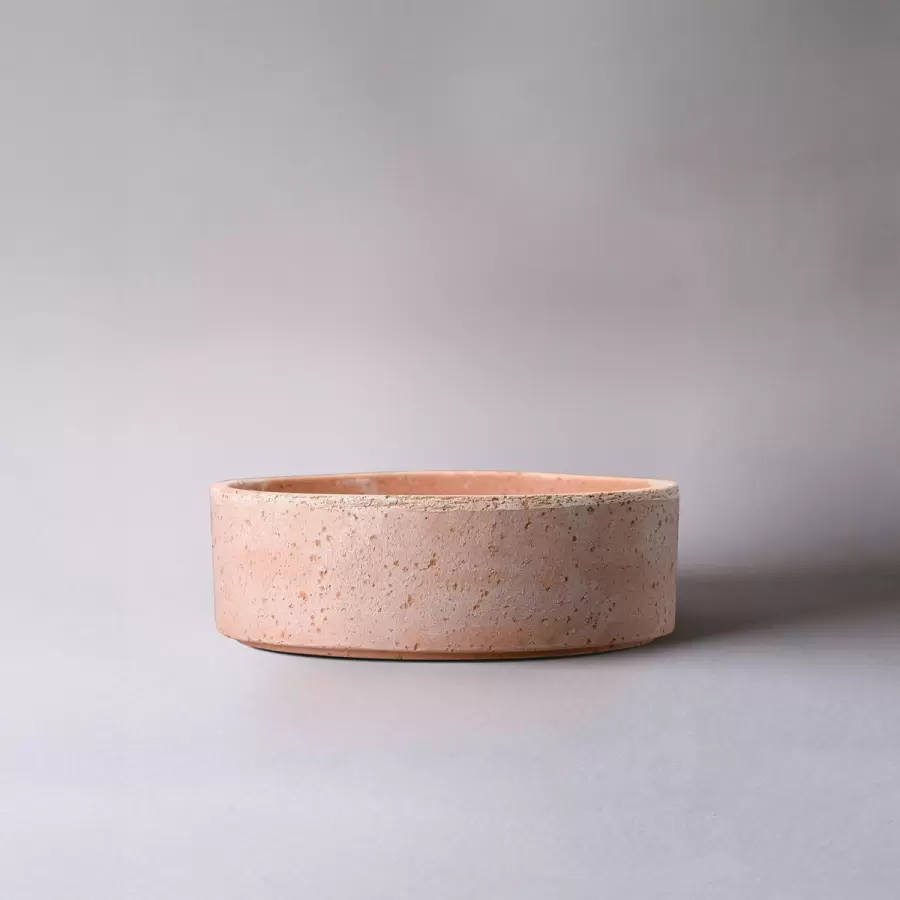 Bergs Potter - Ø:18 Underskål The Hoff, Uglaseret Rosa