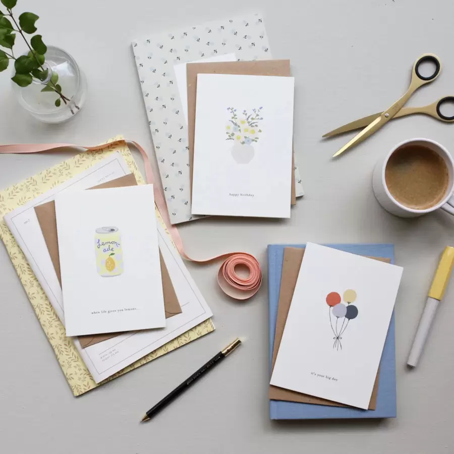 KARTOTEK - Lykønskningskort Balloner