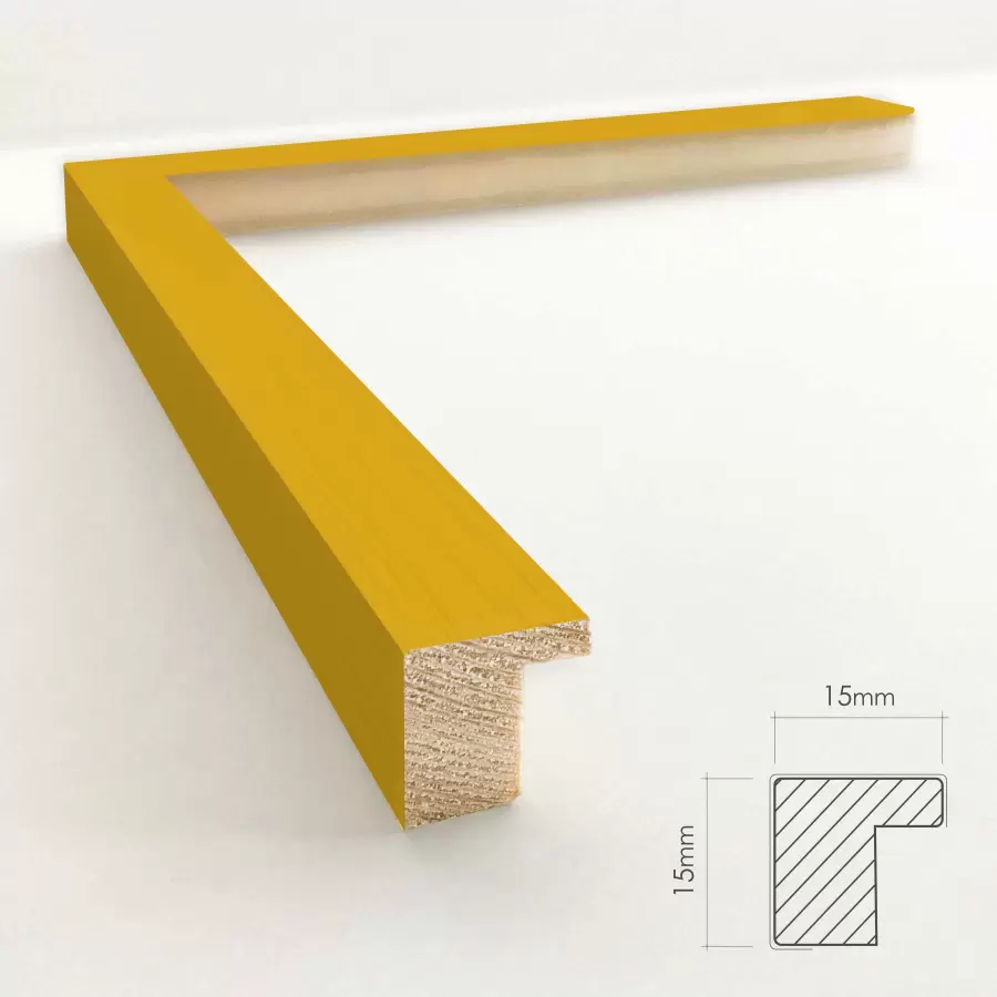 INCADO - Ramme Lemon Curry FSC 50*70 - Hent selv