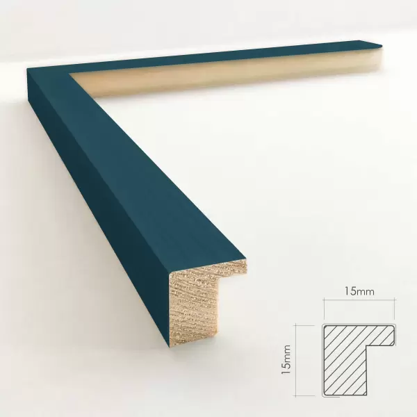 INCADO - Ramme Slim Midnight Teal, A3 INCADO - Ramme Slim Midnight Teal, A3