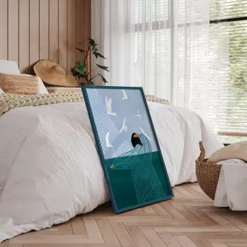 INCADO - Ramme Slim Midnight Teal, A3