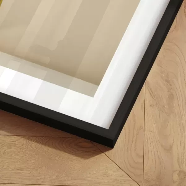 INCADO - Ramme 50*70, Slim Sort træstruktur FSC - Hent selv