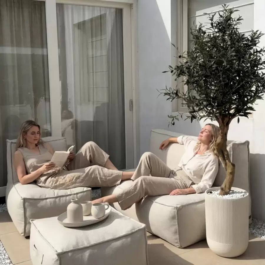 Trois Pommes Home -  Udendørs Lounge Puf - Prisvinder!