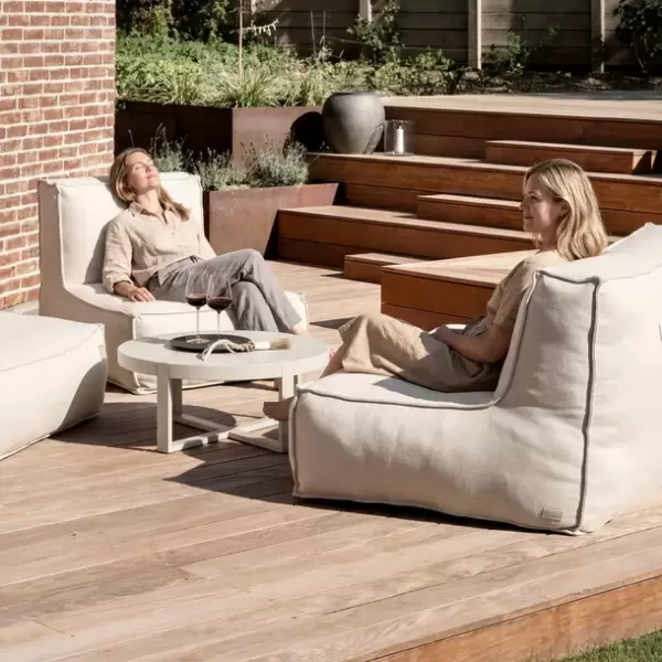 Trois Pommes Home - Lounge Havebord alu, Ø:80*32 - vælg farve