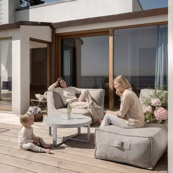 Trois Pommes Home - Lounge Havebord Beton, Ø:80*32 - vælg farve