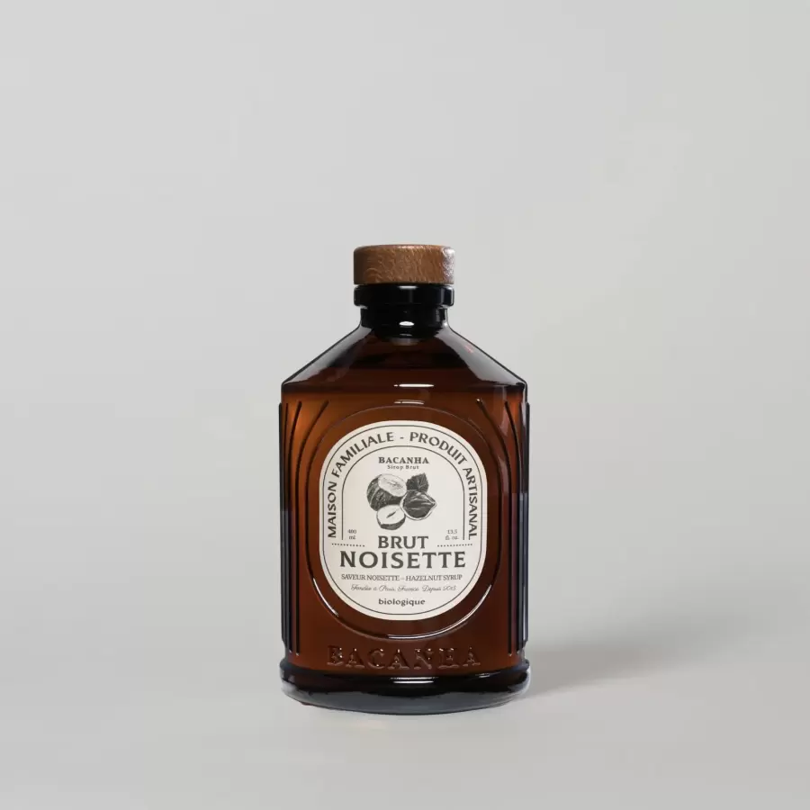 Bacanha - Organic Brut Syrup, Hazelnut 400 ml.
