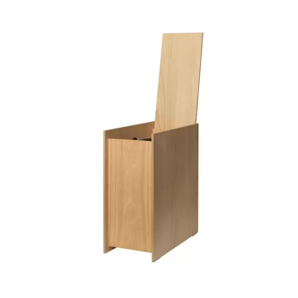 Ferm Living - Sama Wooden Bin, Oak H:50 
