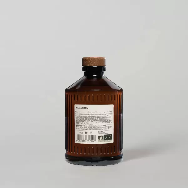 Bacanha - Organic Brut Syrup, Hazelnut 400 ml.
