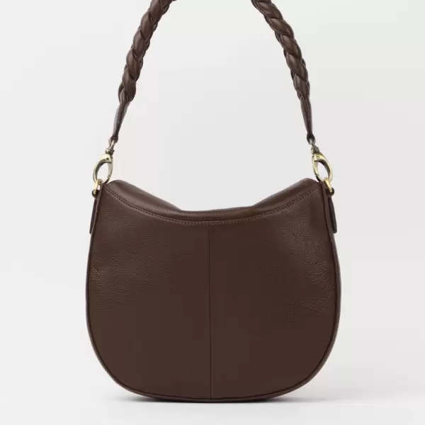 O My Bag - Cross Body Lana Soft Grain Leather, Chocolate