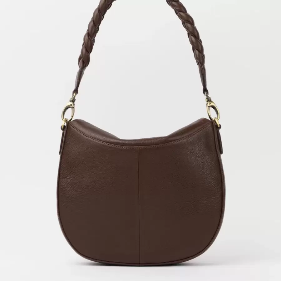 O My Bag - Cross Body Lana Soft Grain Leather, Chocolate