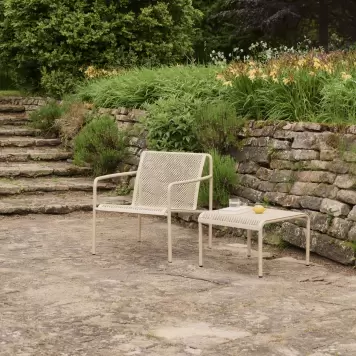 Ferm Living - Dapple Loungebord, Cashmere 57*57 - Hent selv