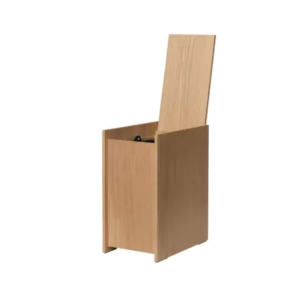Ferm Living - Sama Wooden Bin, Oak H:35