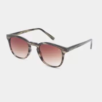 A.Kjærbede - Solbrille Bate, Striped Horn A.Kjærbede - Solbrille Bate, Striped Horn