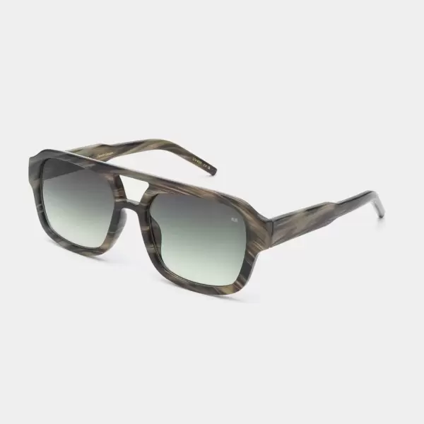 A.Kjærbede - Solbrille Kaya, Striped Horn