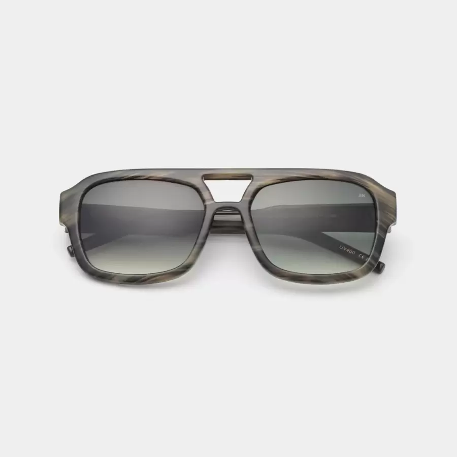 A.Kjærbede - Solbrille Kaya, Striped Horn