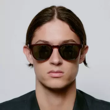 A.Kjærbede - Solbrille Bate, Brown Transparent