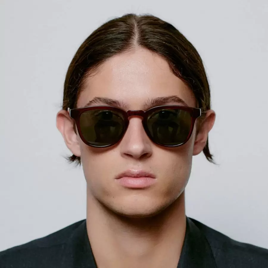 A.Kjærbede - Solbrille Bate, Brown Transparent