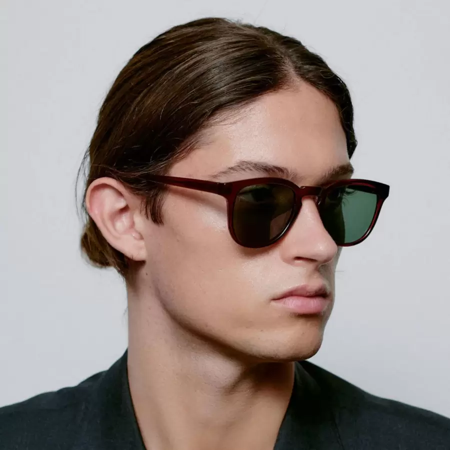 A.Kjærbede - Solbrille Bate, Brown Transparent