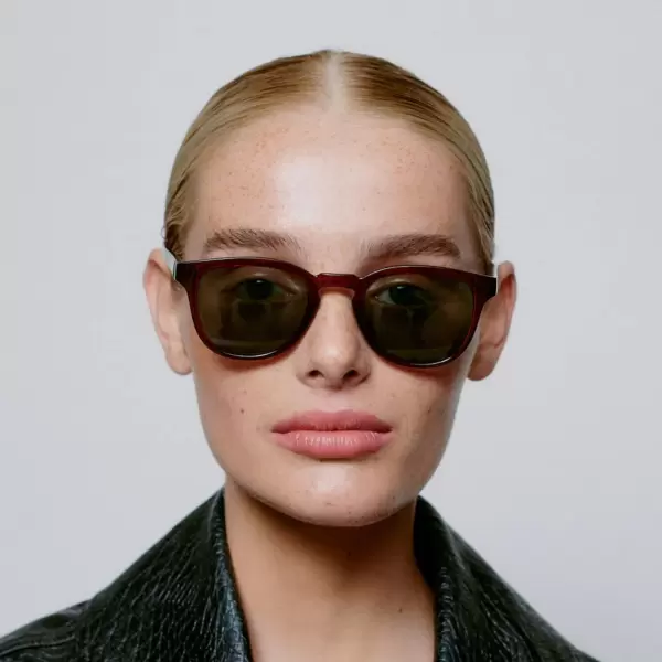 A.Kjærbede - Solbrille Bate, Brown Transparent