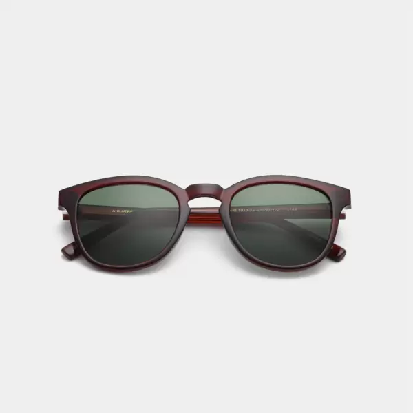 A.Kjærbede - Solbrille Bate, Brown Transparent