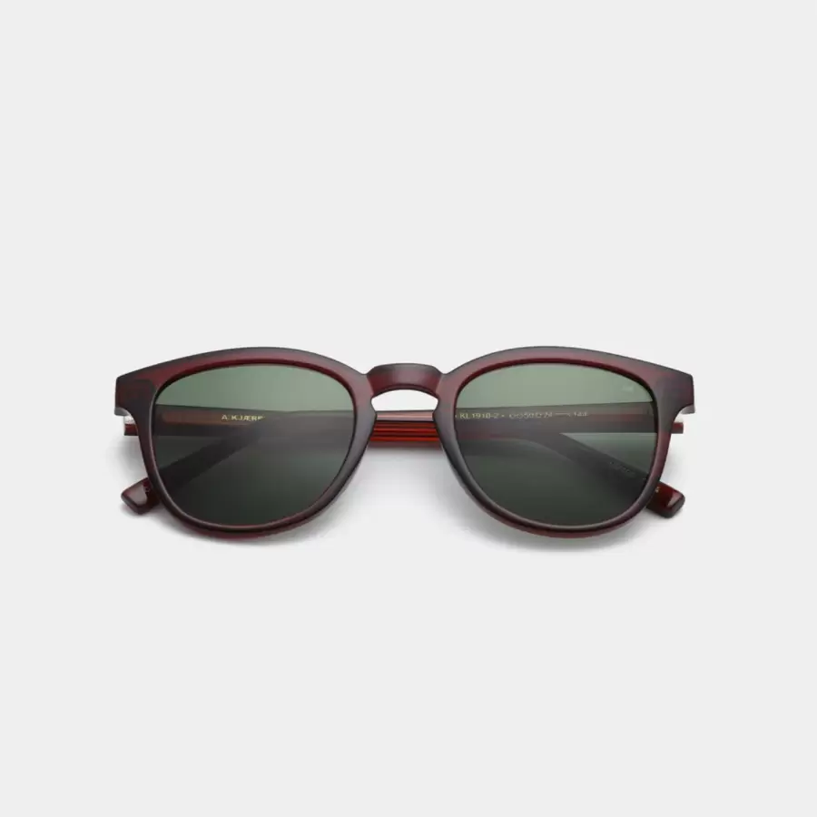 A.Kjærbede - Solbrille Bate, Brown Transparent