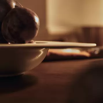 Ferm Living - Sonae Skål Ø:30 Grå/Hvid