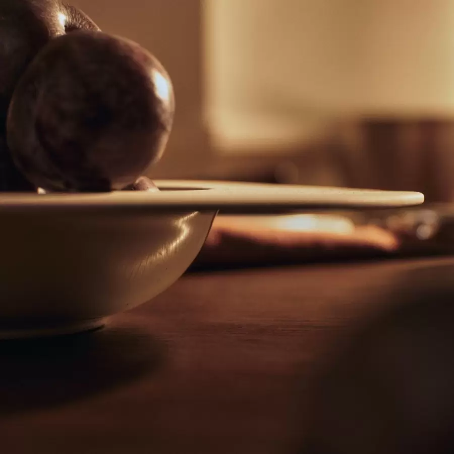 Ferm Living - Sonae Skål Ø:30 Grå/Hvid