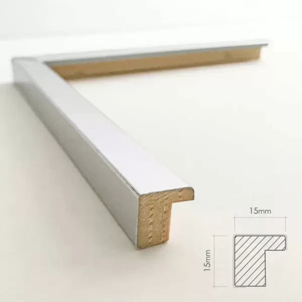 INCADO - Ramme Slim Silver, 30*40