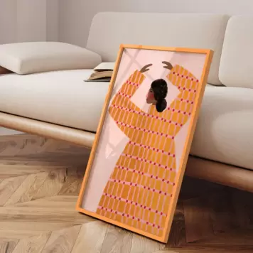 INCADO - Ramme Orange Boost med glas, 30*40 FSC MIX