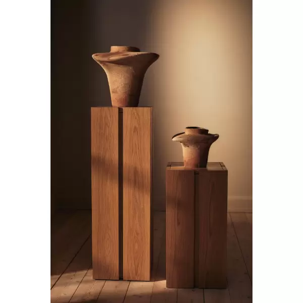 Ferm Living - Parcel Pedestal - H60 -  Natural 