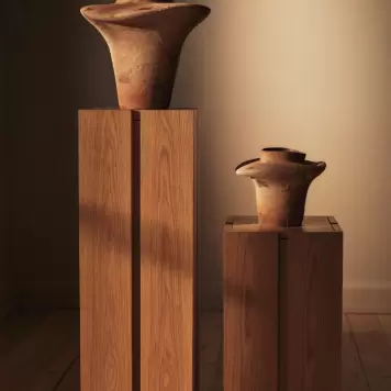 Ferm Living - Parcel Piedestal, Natur H:60 - Hent selv