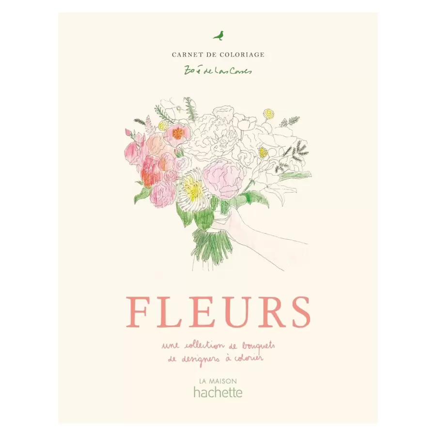 New Mags - Malebog Fleurs Coloriages, Zoé de Las Cases