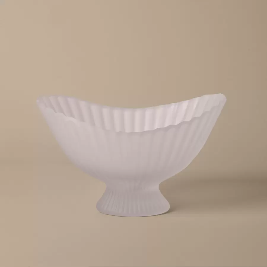 Ferm Living - Fountain Centrepiece, Frosted Glass
