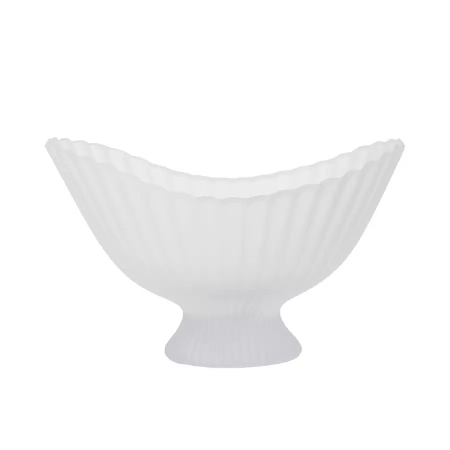 Ferm Living - Fountain Glass Centrepiece, recycled glas -  Frosted