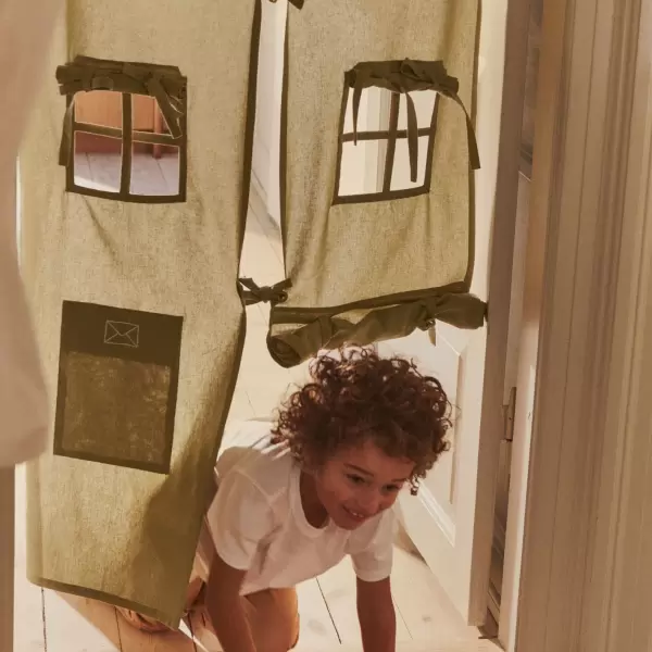 Ferm Living - Settle Door Curtain - Elm  Green