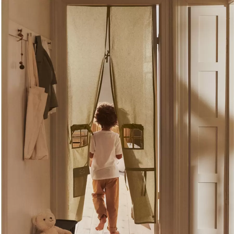 Ferm Living - Settle Door Curtain - Elm  Green