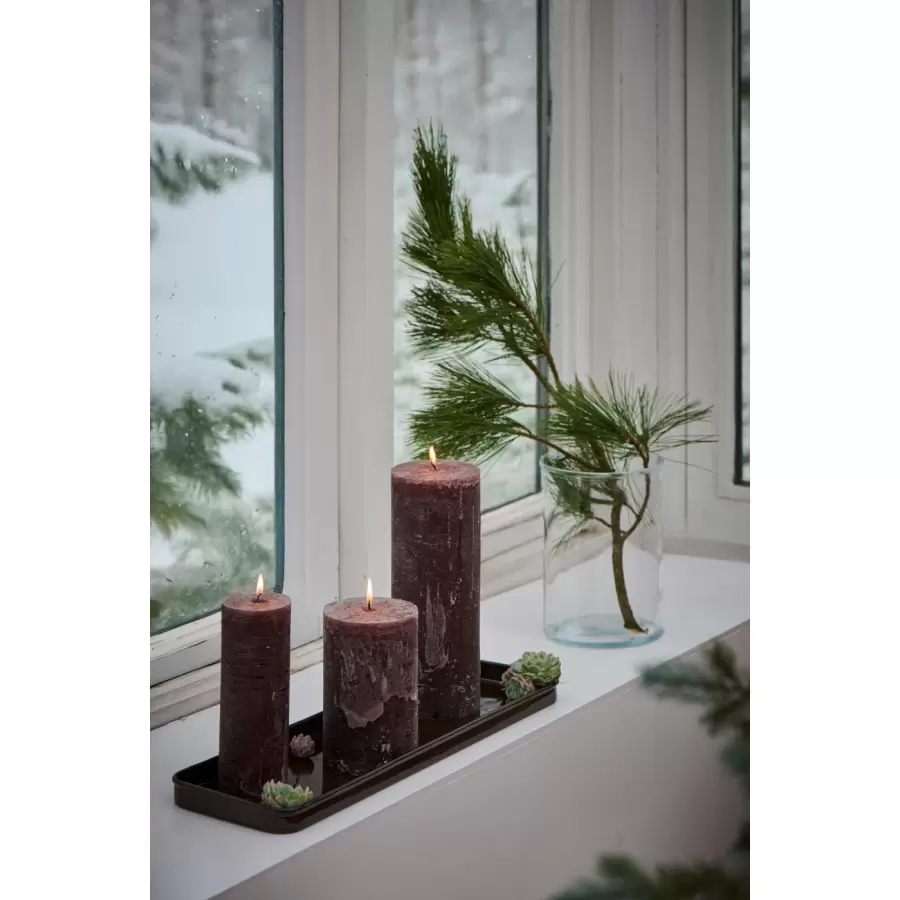 Ib Laursen - Bloklys Rustik, Ø:6,8*18, Fl. farver
